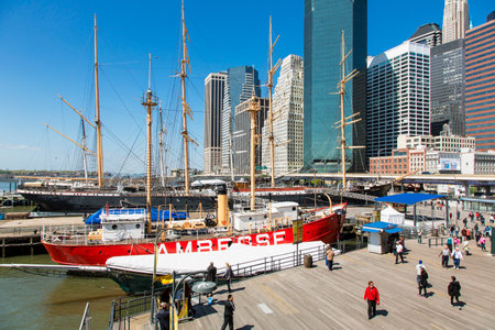 New York City, Pierのeditorial素材