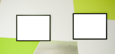 beautiful blank advertising billboard at airport background large LCD advertisementの写真素材