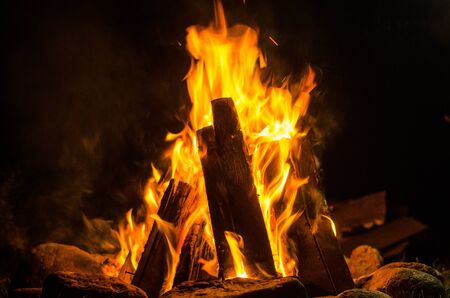 blaze fire flame texture backgroundの写真素材