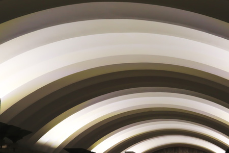 Subway station ceiling, Saint Petersburgの写真素材