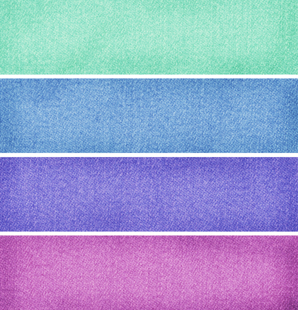 jeans fabric plain surface background, denim textile textureの写真素材