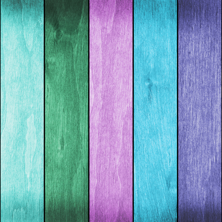 The grunge texture of colored wooden fenceの写真素材
