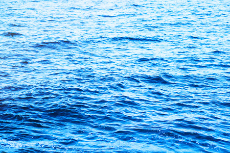 Texture of turquoise serene calm sea surfaceの写真素材