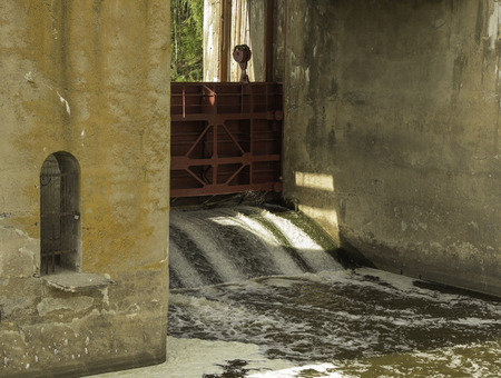one of the locks on the dam