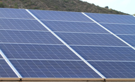 solar cellsの写真素材