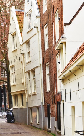 Typical Amsterdam housesの写真素材