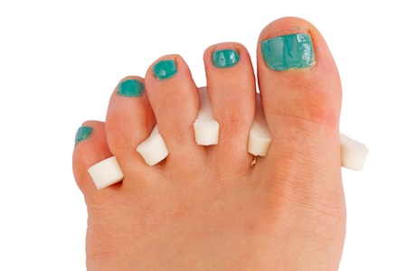 woman pedicure 