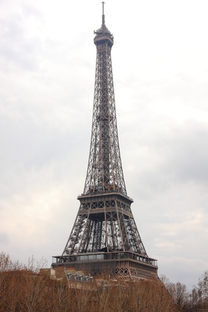 The Eiffel Tower in Paris, Franceの写真素材
