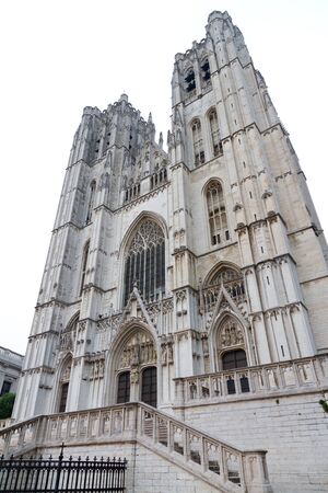 Saints Michael and Gudule in Brusselsの写真素材