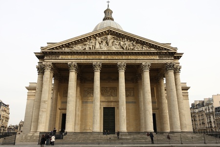 Paris Pantheon Facadeのeditorial素材