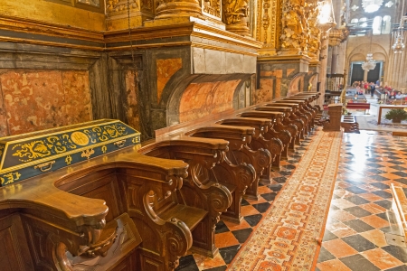 Choir stall left sideのeditorial素材