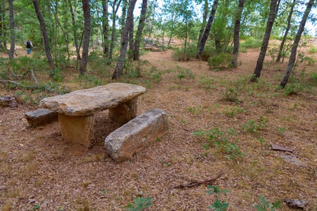 Stone tableの写真素材