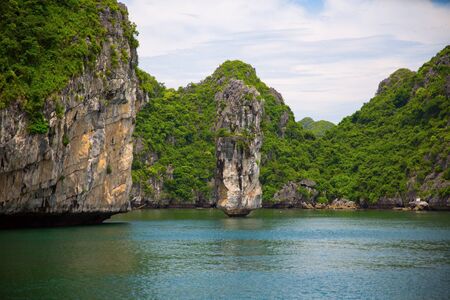 Ha long Bay in Vietnamの写真素材