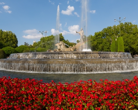 Neptuno fountainの写真素材