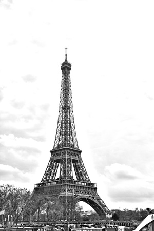The Eiffel Tower in Paris, Franceの写真素材