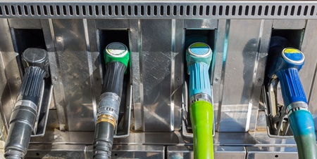 gas pump nozzlesの写真素材
