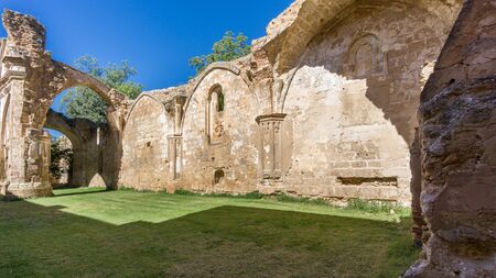 Ruins of a Monastery in Zaragoza, Spainの写真素材