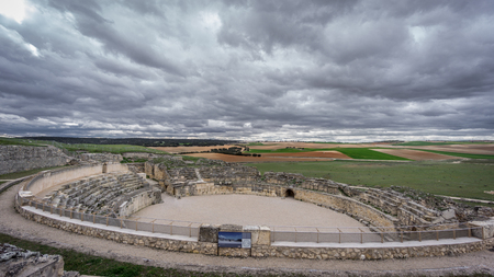Segobriga roman theatre ruinsの写真素材