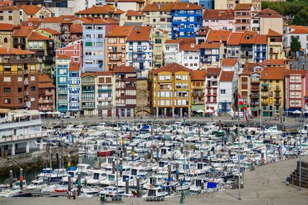 Bermeo, a fishing village in Vasque Countryのeditorial素材