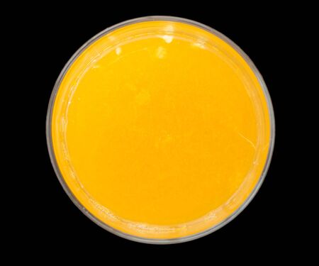 Top view of orange juiceの写真素材