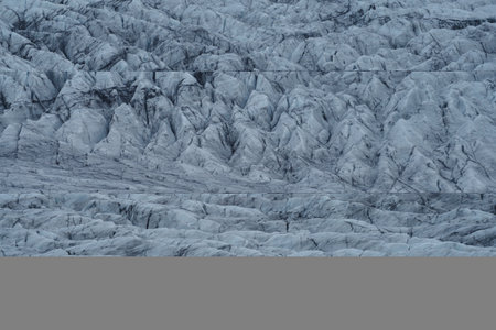 Spectacular glacier background long shotの写真素材
