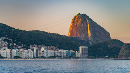 Dusk Light Bathing Rio s Iconic Sugarloaf Mountain