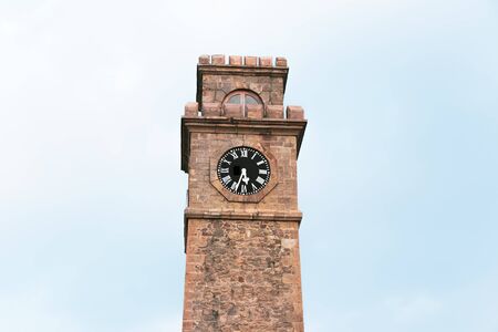 sunset with clock tower gall sri lanka
