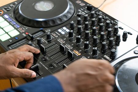 Cable to connect professional DJ midi controller to audio mixer.Concert equipment for home...