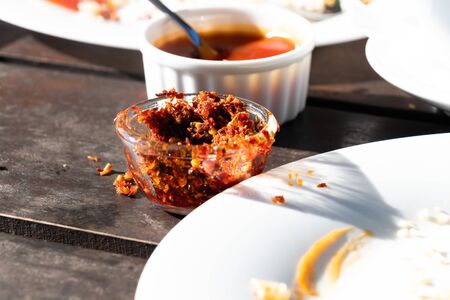 Lunumiris Sri Lankan sambal paste served as a condimentの写真素材