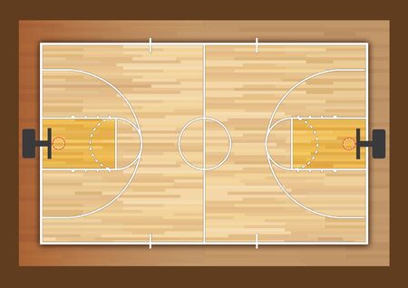 vector  illustration  background  basketball  stadiumのイラスト素材