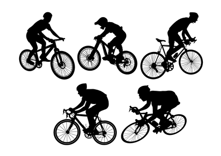 vector  illustration graphic bicycle background sportのイラスト素材