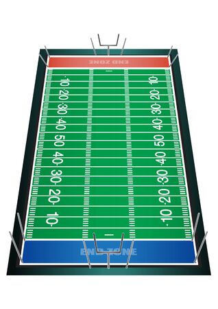 vector  illustration graphic background Field ground challenge field American football green Stadium arena playground Sport competition Sportのイラスト素材