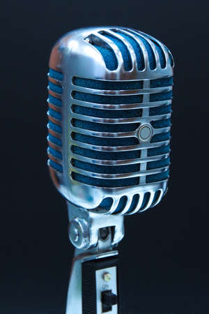 Retro microphoneの写真素材