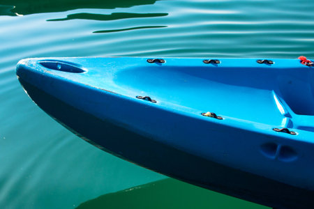 Colorful Kayak on the lake.の写真素材