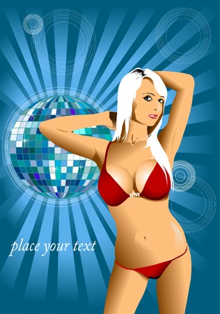 Party at a nightclub のイラスト素材