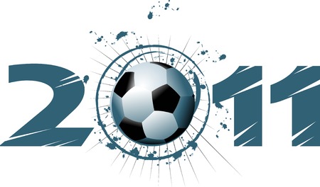 Vector Soccer player design / Football Background / Vector sport design, のイラスト素材