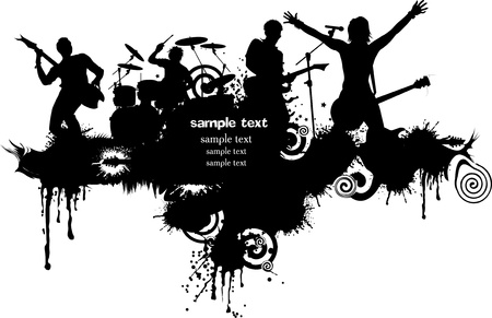 Abstract music background for music event design.のイラスト素材