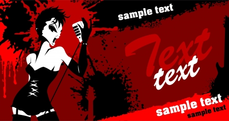 Abstract music background for music event design  vector illustrationのイラスト素材