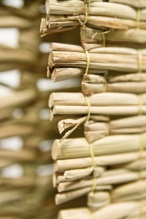 pattern caused by human wisdom. Using natural materials.
