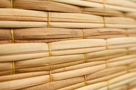 pattern caused by human wisdom. Using natural materials.の写真素材