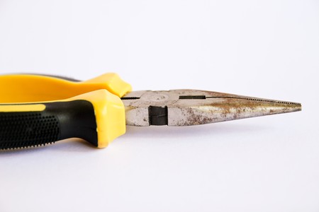 Tools that can be repaired by compression and pulling clamp.の写真素材