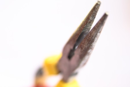 Tools that can be repaired by compression and pulling clamp.の写真素材