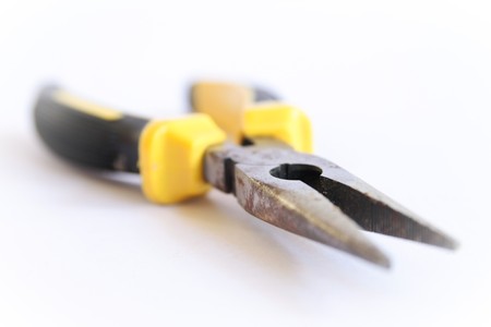 Tools that can be repaired by compression and pulling clamp.の写真素材