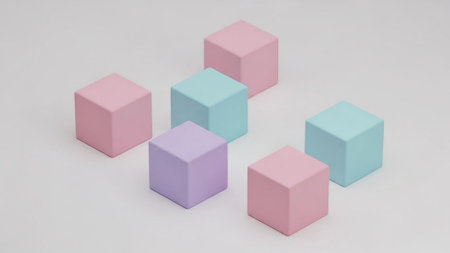 Error: Unsupported file format: D:/New folder/Sabbir/Adobe Stock File/NEW FILE/04/Whisk Downloads/Upscale\Pastel Pink and Light Blue 3 D Cubes Arranged in Asymmetrical Stack on White Background 3D cubes.jpgの素材
