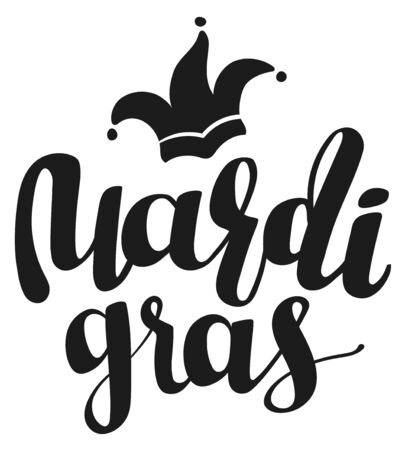 Hand-written phrase Mardi Gras.のイラスト素材