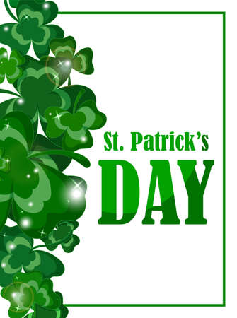 St Patricks Day greeting cardのイラスト素材