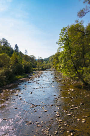 Bieszczady wild mountains of Polandの写真素材