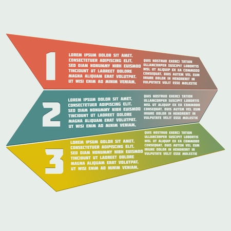 simple elements infographics on a light backgroundのイラスト素材