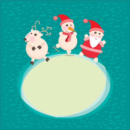 Christmas and New Year s  seamless backgroundの写真素材