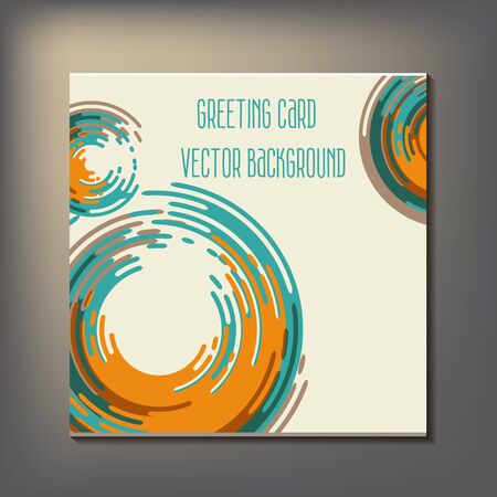 Beautiful abstract invitation card のイラスト素材